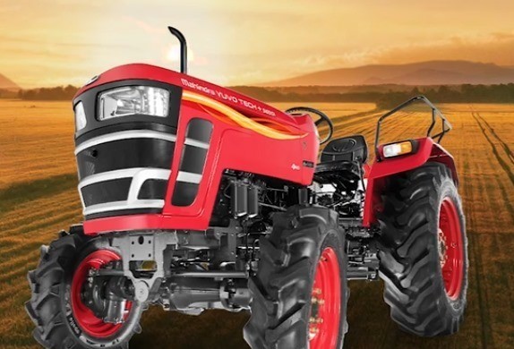 Mahindra YUVO Tech+ tractor in field